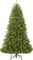 Unlit Nordic Fir Christmas Tree, Full Artificial Hinged Holiday Tree with 6,800 Realistic Branch Tips and Sturdy Metal Base